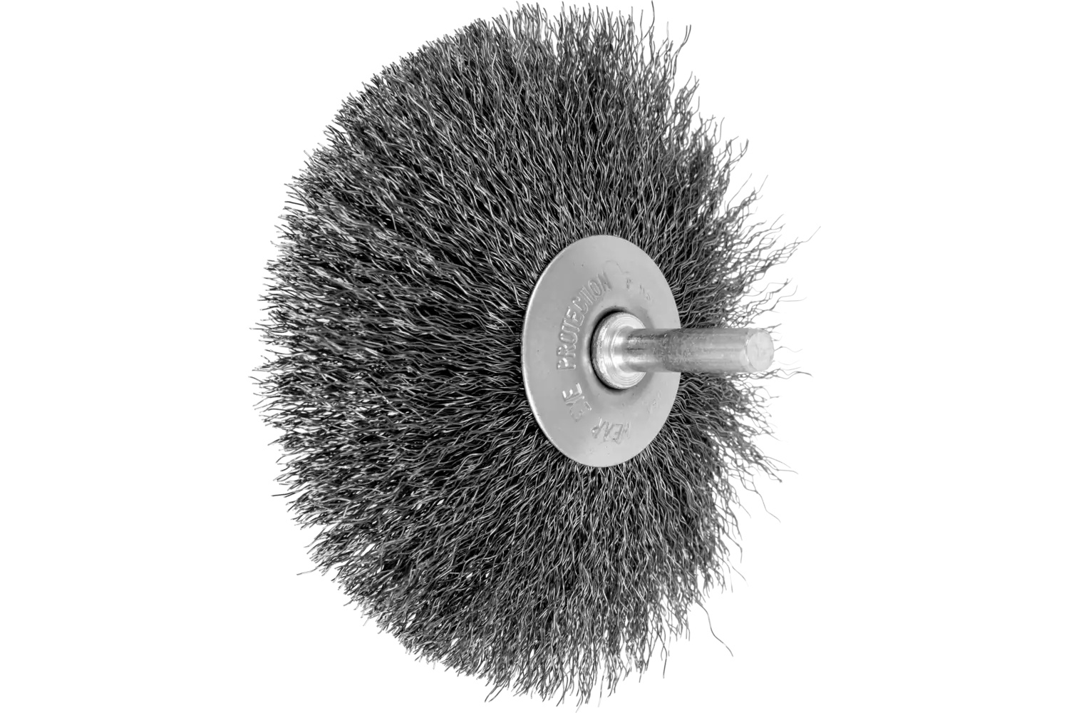 Picture of Pferd Mounted Flared Cup Brush 4" Dia. .008 Carbon Steel 1/4" Shank